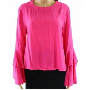 CAD Boutique Hot Pink Bell Sleeve Long Sleeve S